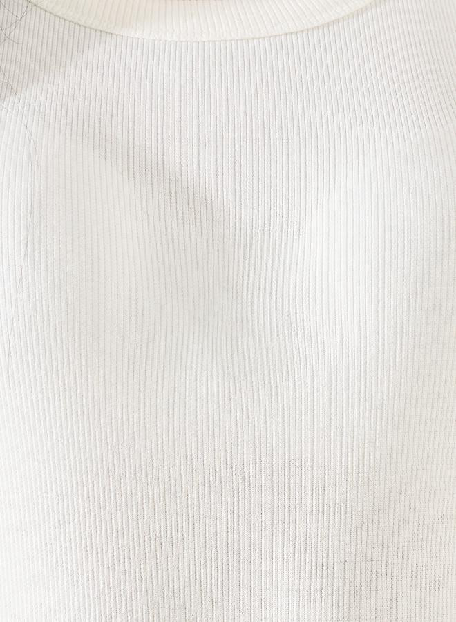 ستايلي بلوزة بدون أكمام بحمالات رياضية مضلعة - Image 3